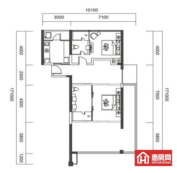 合正东部湾 110㎡