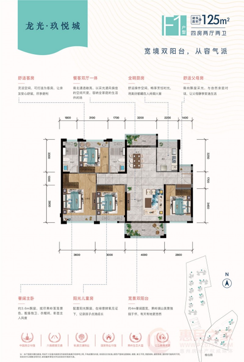 龙光天禧 125平米