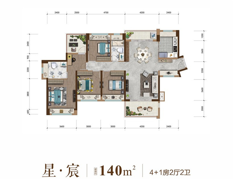 星河传奇 1 4 0 ㎡