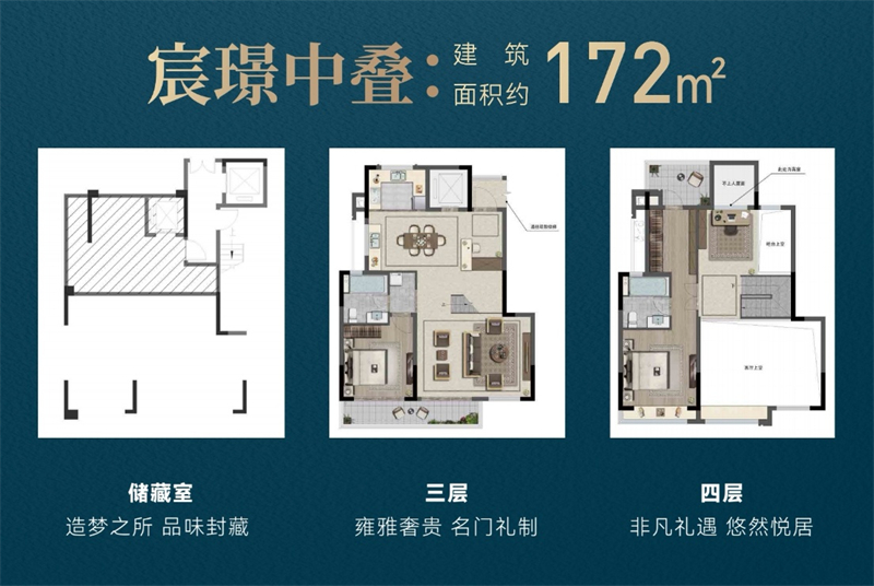 龙湖天宸原著花园 中叠 1 7 2 平米