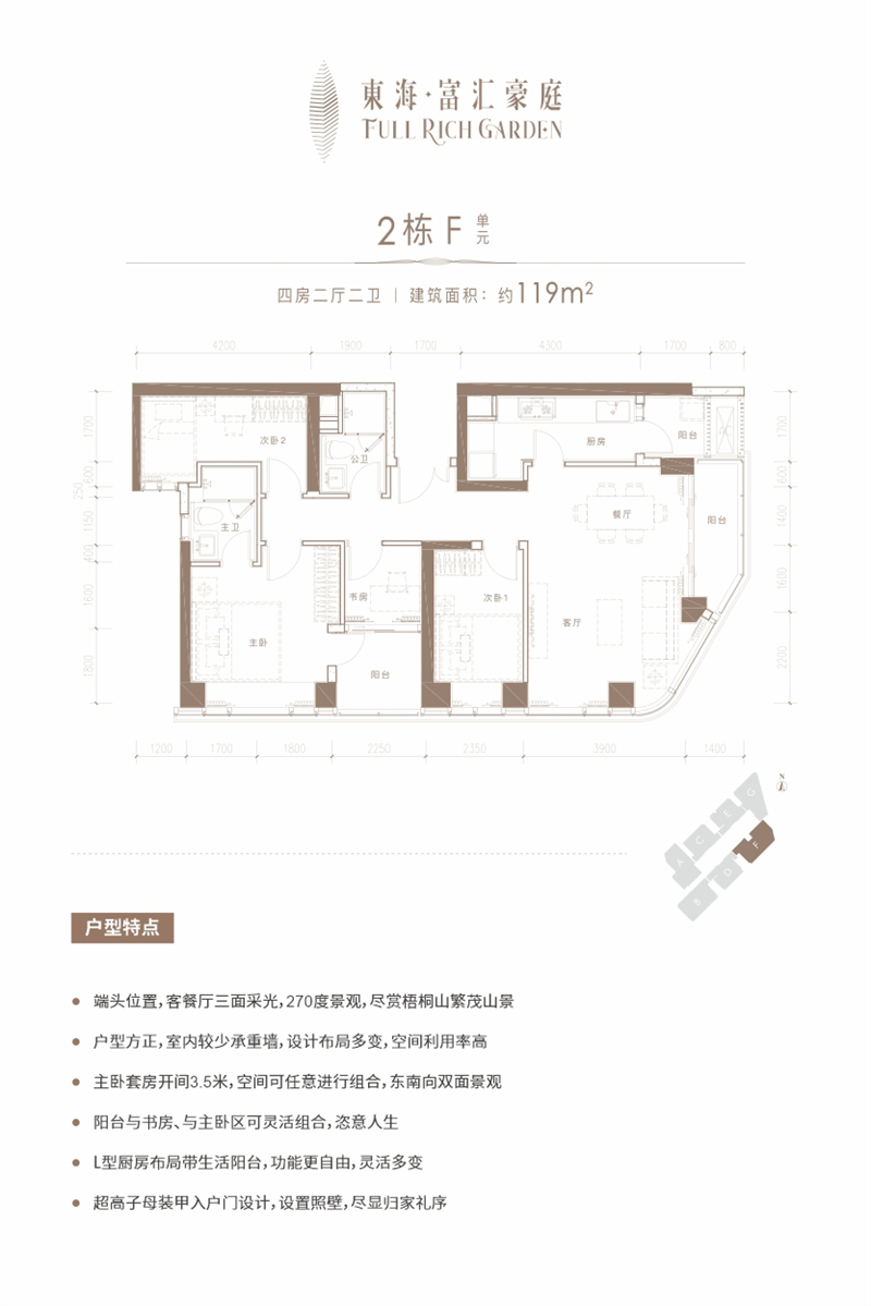 东海富汇豪庭 1 1 9 平米