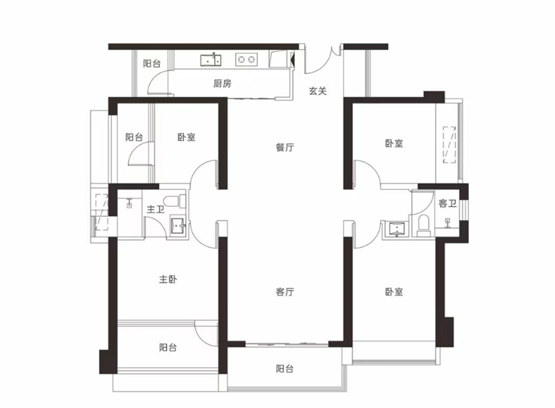 鸿荣源博誉府 1 4 0 平米