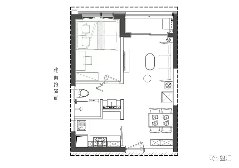 玺玥麓坊  5 6 平米