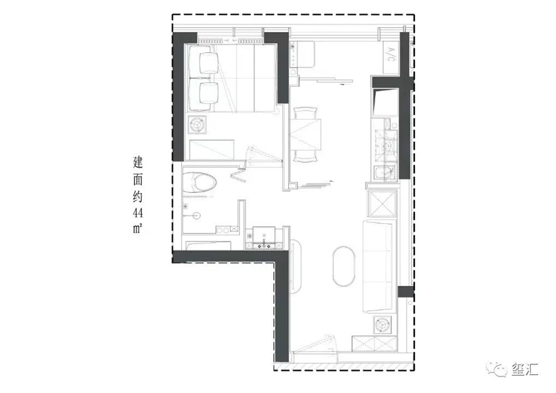 玺玥麓坊  4 4 平米