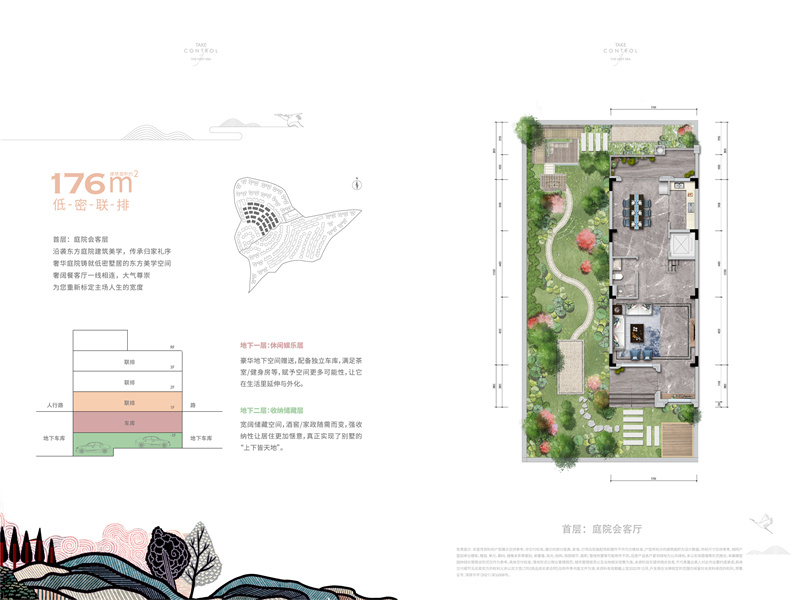 中国铁建观山云邸 联排别墅 1 7 6 平米