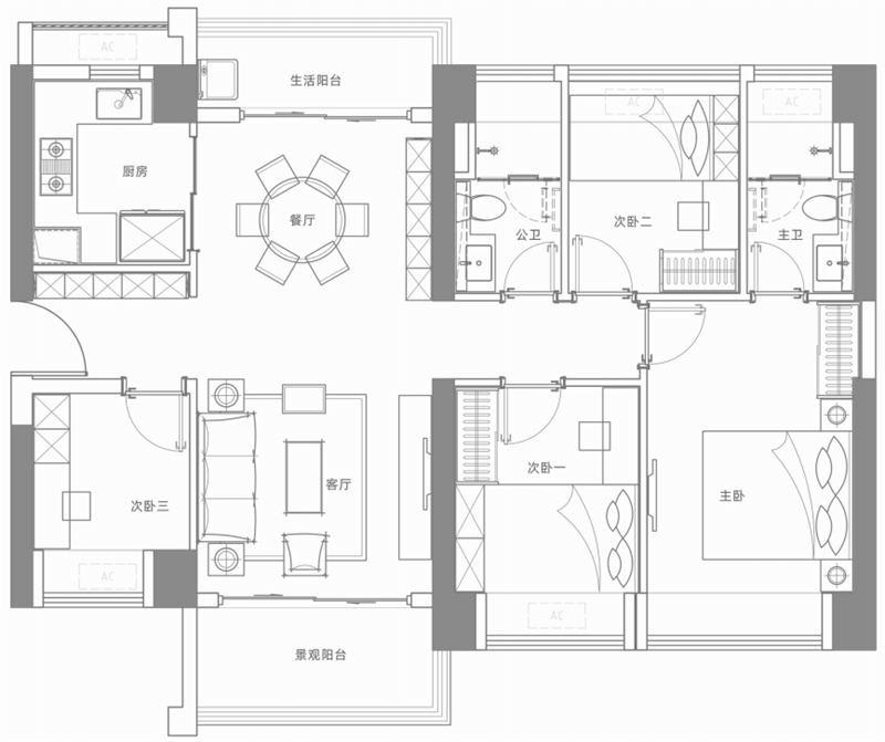 名居山河里 1 2 0 平米