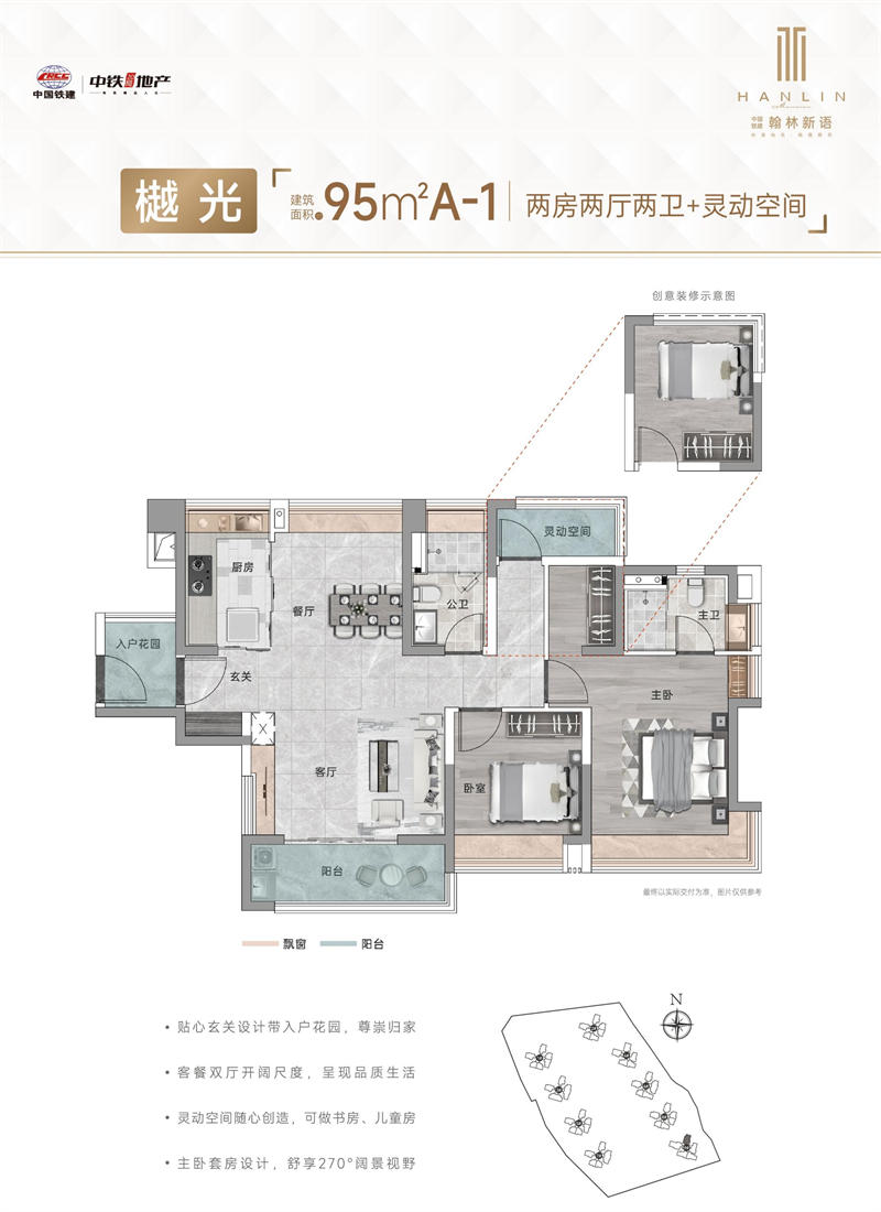 中国铁建翰林新语  9 5 平米