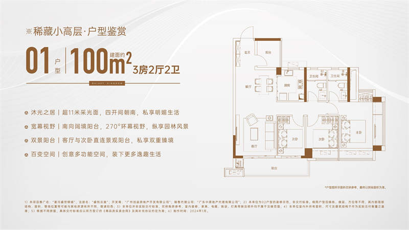 星河盛世锦城  1 0 0 平米