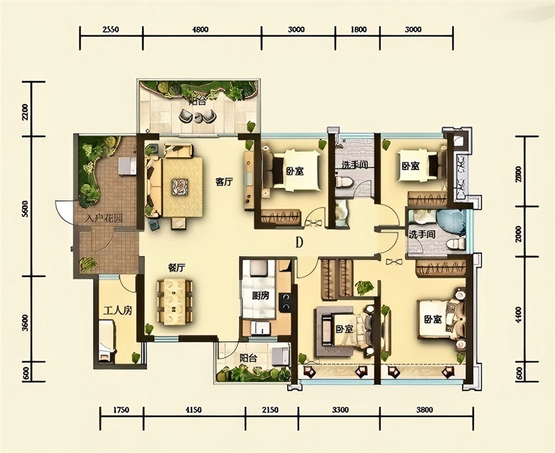 华晖云门（科大雅苑） 1 4 3 平米